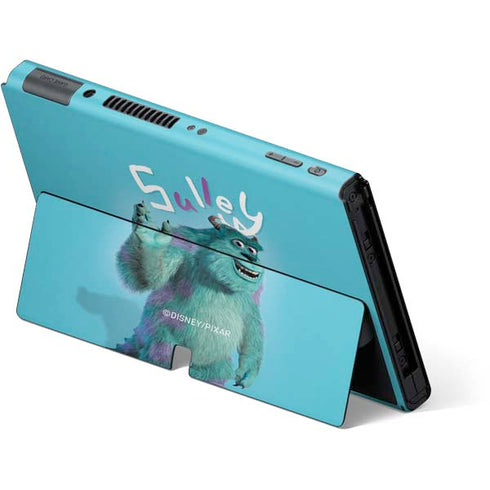 Disney Monsters Inc. Sulley Portrait Nintendo Switch OLED (2021) Skin
